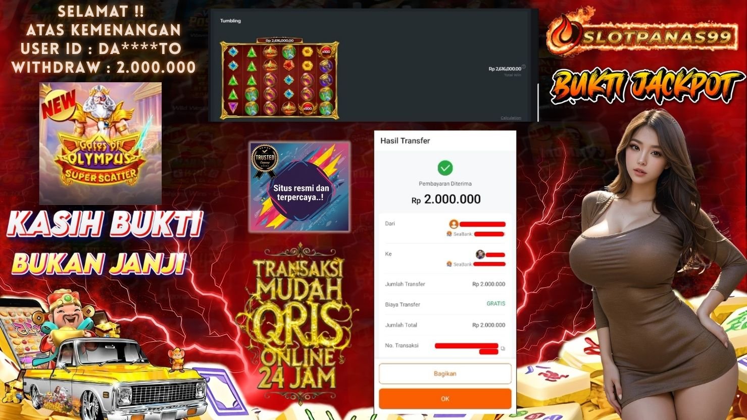 SLOTPANAS99 JACKPOT SLOT GATES OF OLYMPUS SUPER SCATTER